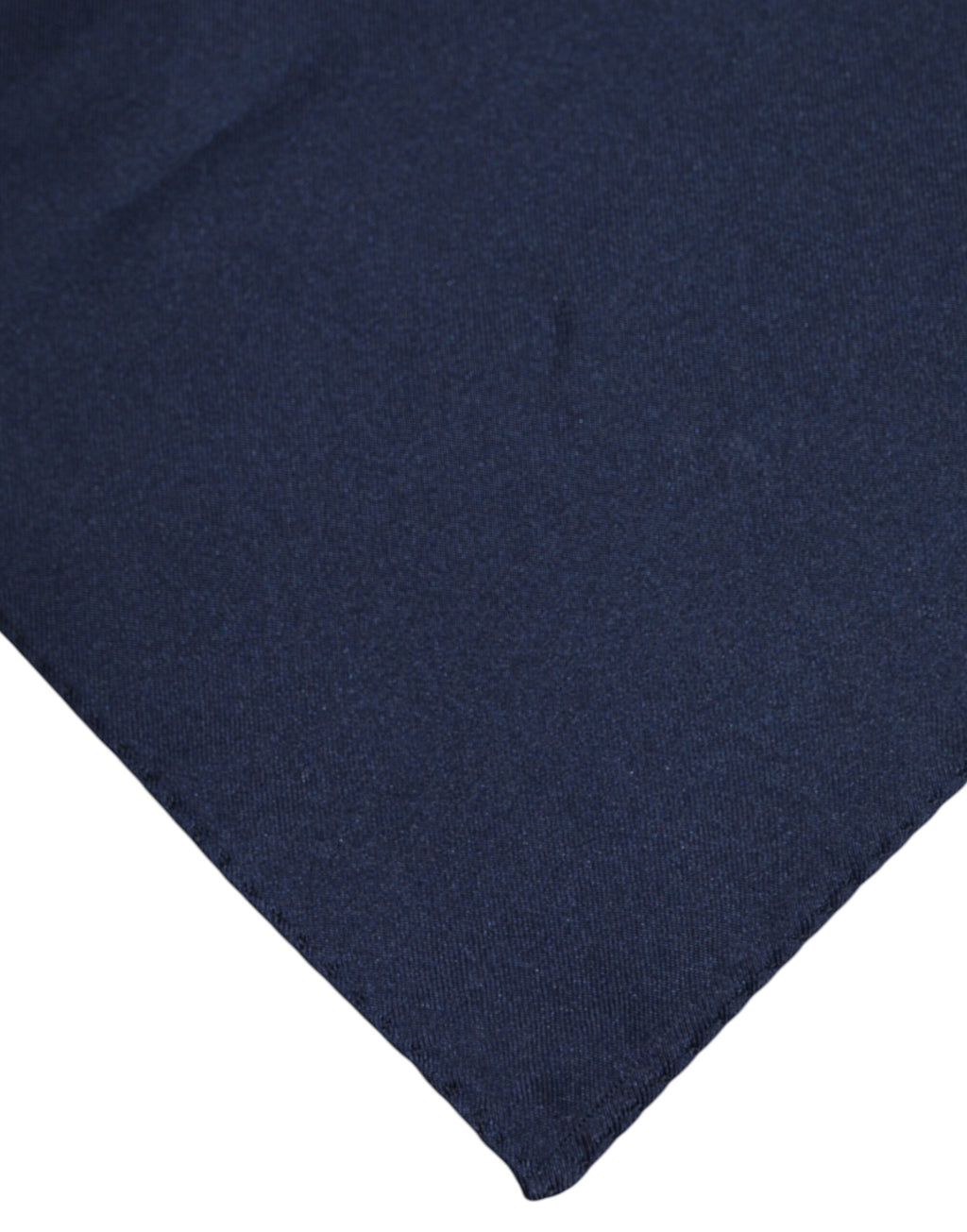 Foulard da Uomo Quadrato Dolce & Gabbana in Seta Blu Scuro