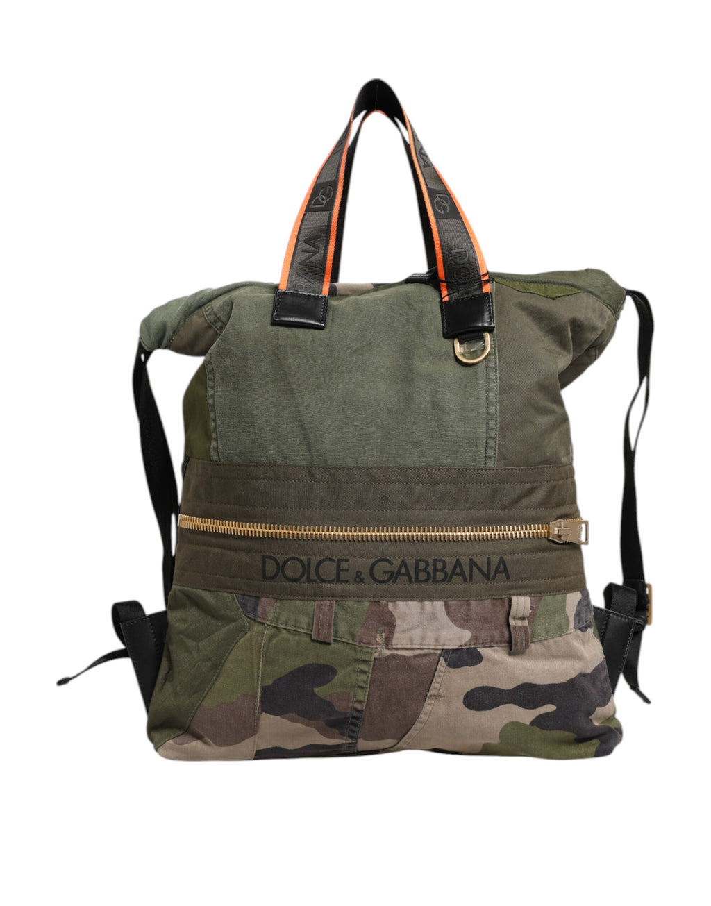Zaino Patchwork Verde Militare Dolce & Gabbana