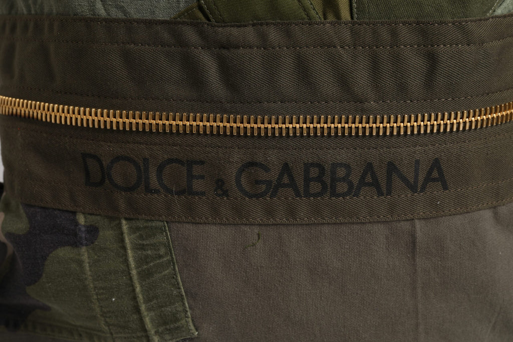 Zaino Patchwork Verde Militare Dolce & Gabbana