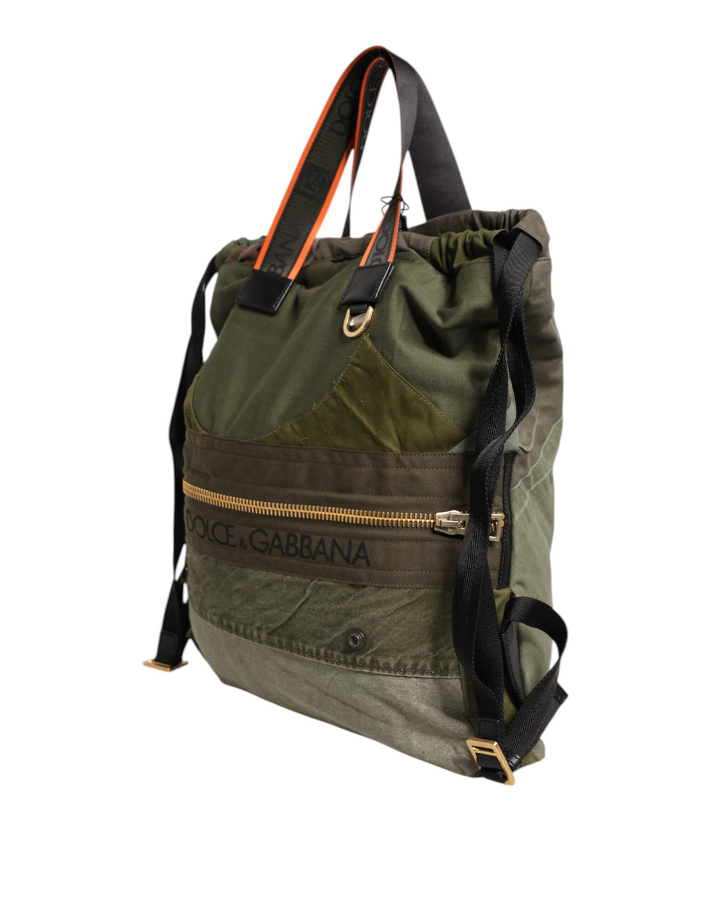Zaino Patchwork Verde Militare Dolce & Gabbana