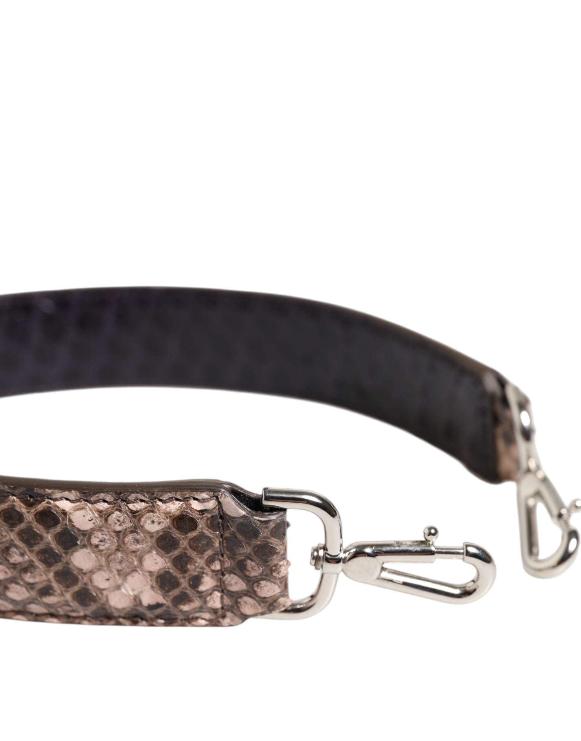 Tracolla accessoria Dolce & Gabbana in pelle esotica marrone per borsetta