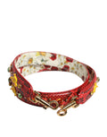 Dolce & Gabbana Multicolor Embellished Handbag Accessory Shoulder Strap