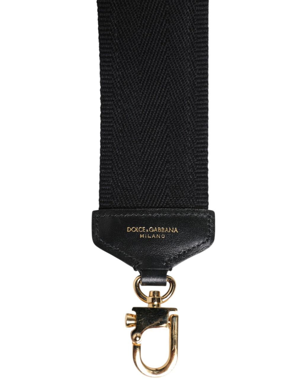 Tracolla accessoria da donna Dolce & Gabbana in cotone nero stampato