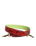 Dolce & Gabbana Tracolla Accessorio Borsa in Pelle Esotica Rossa