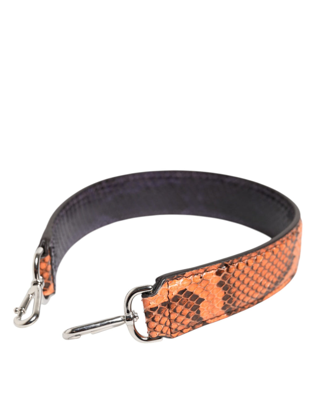 Tracolla Dolce & Gabbana in pelle esotica arancione