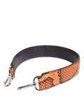 Tracolla Dolce & Gabbana in pelle esotica arancione
