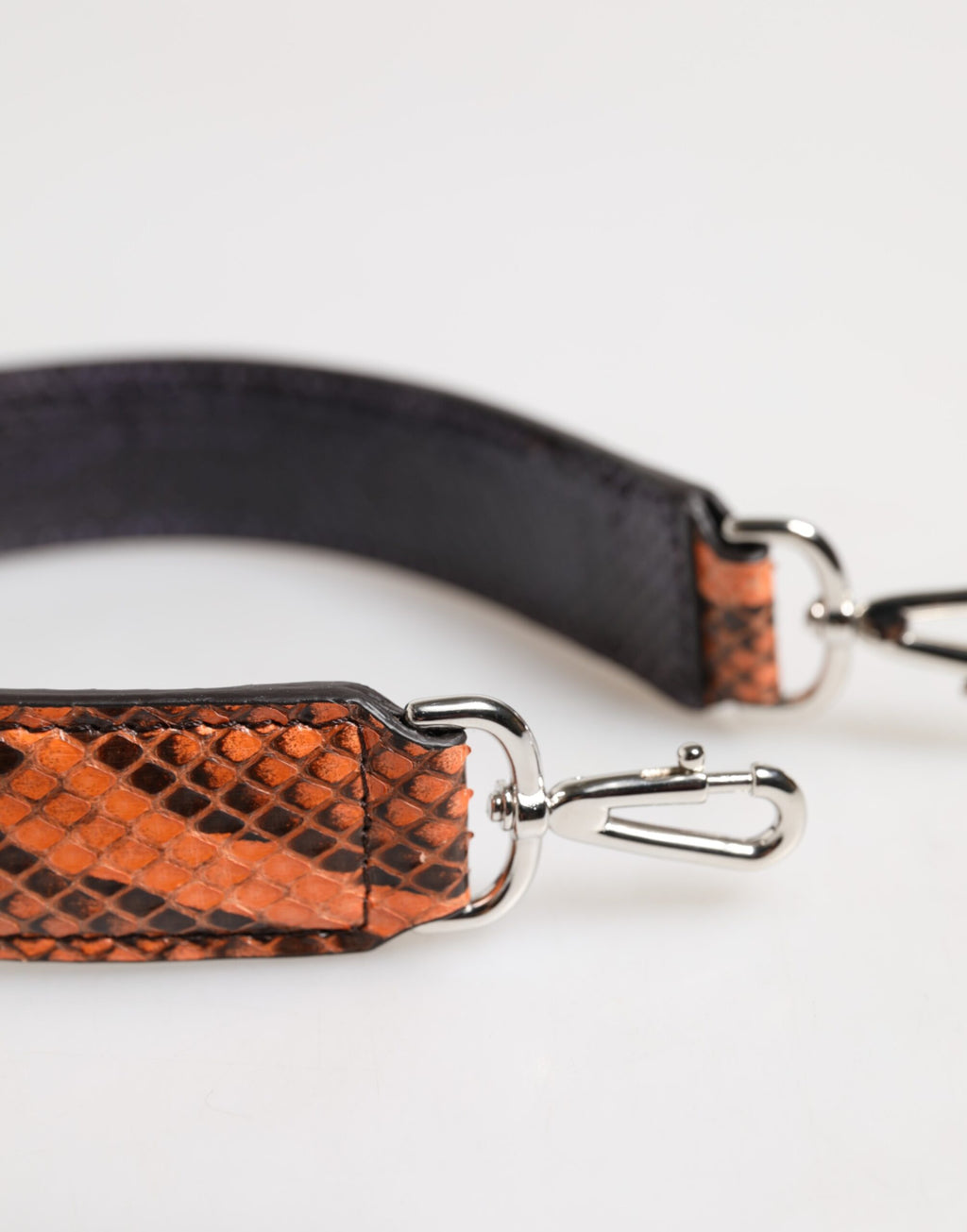 Tracolla Dolce & Gabbana in pelle esotica arancione