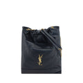 Borsa a tracolla Saint Laurent nera in pelle di agnello Ovis Aries Aries