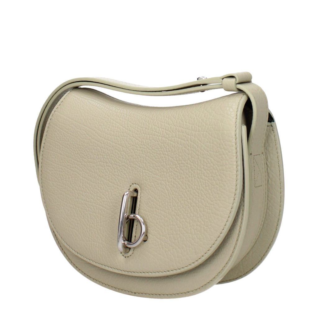 Borsa a spalla Burberry in pelle verde