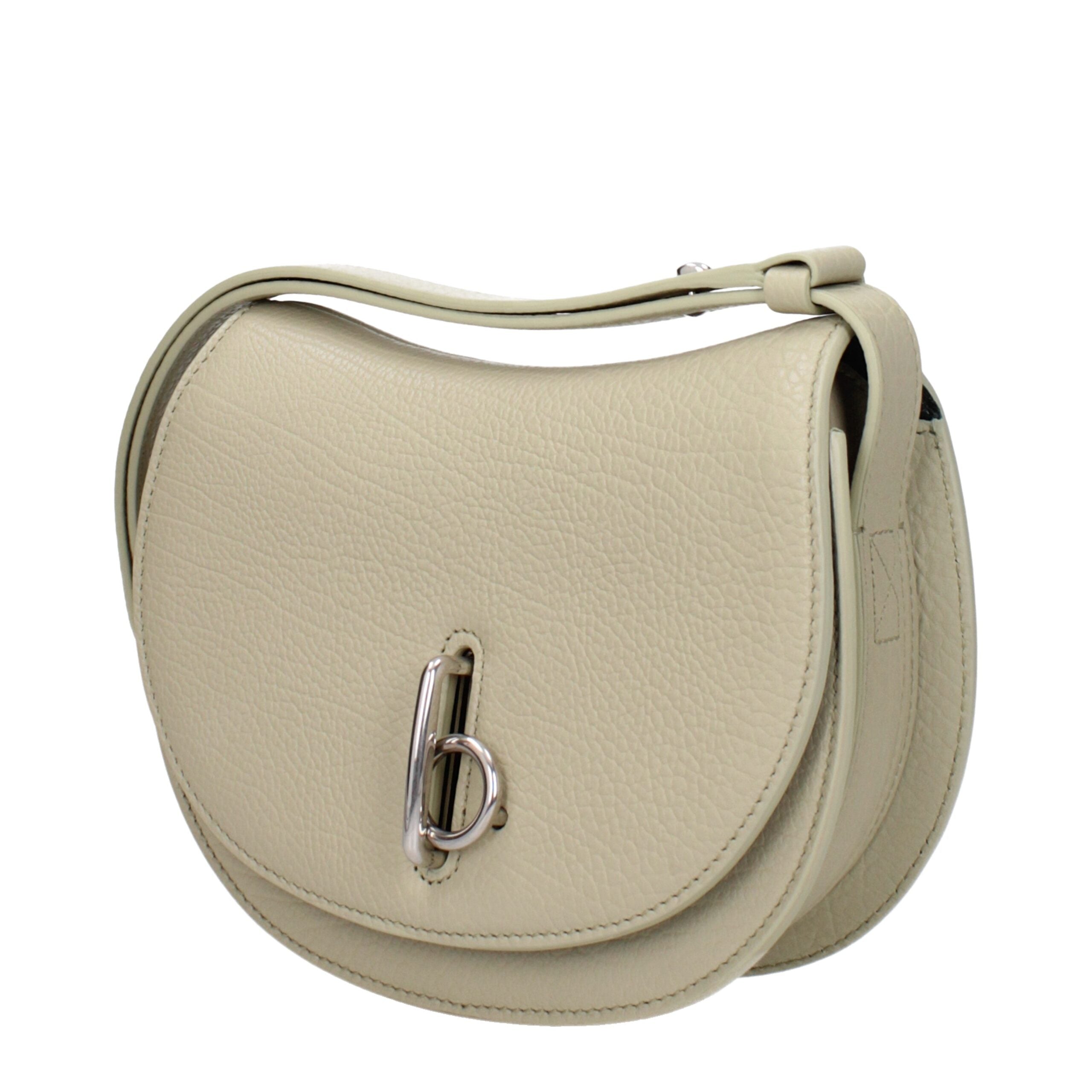 Borsa a spalla Burberry in pelle verde