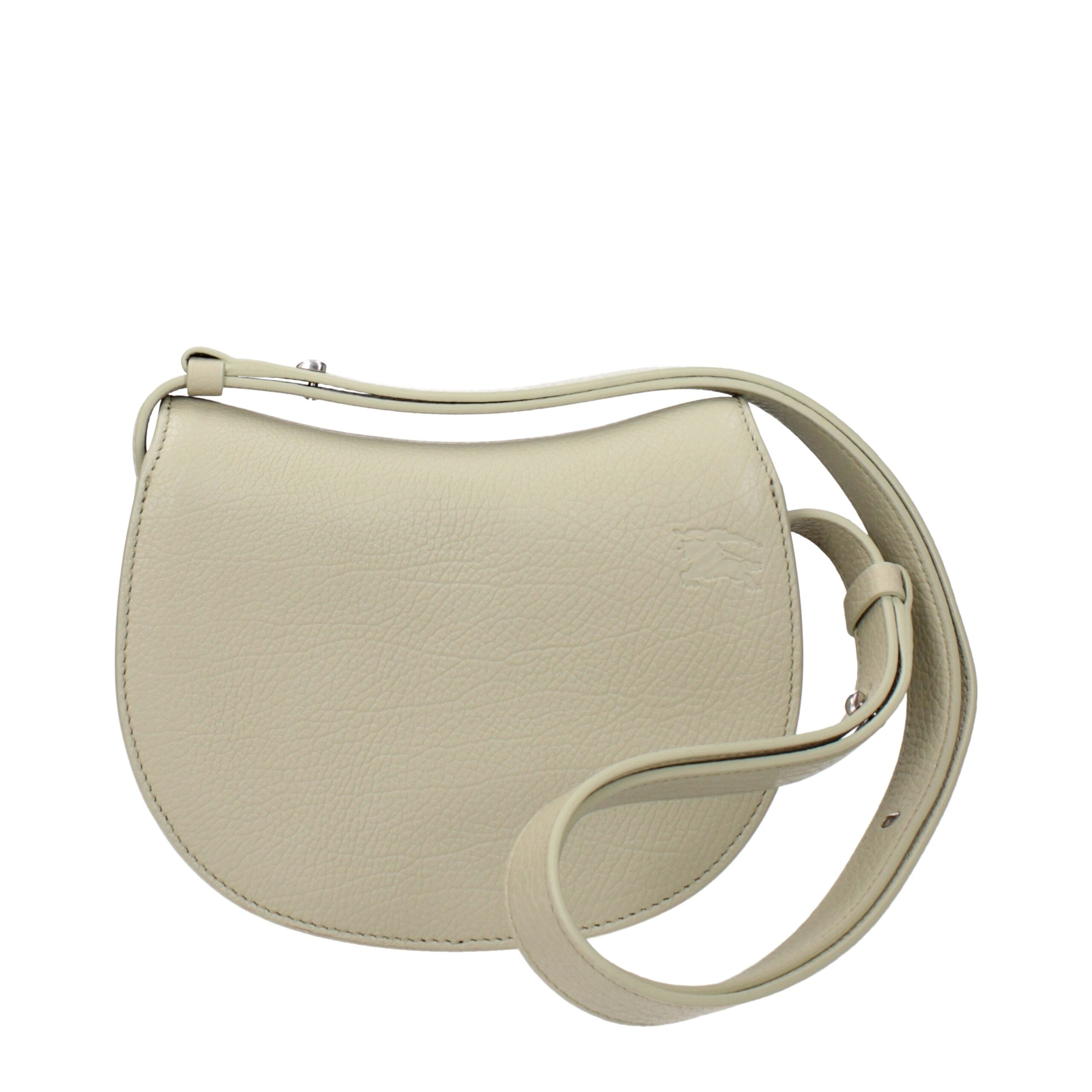 Borsa a spalla Burberry in pelle verde