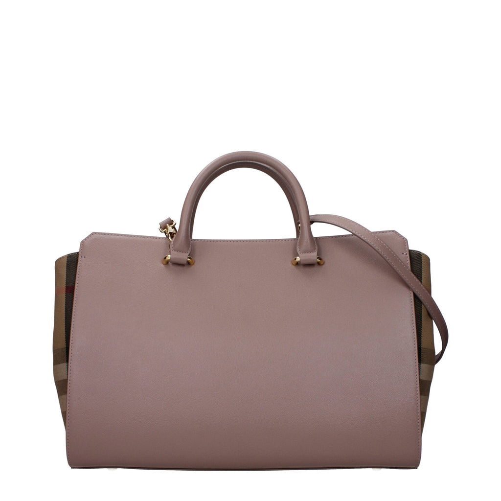 Borsa a mano Burberry in pelle grigia