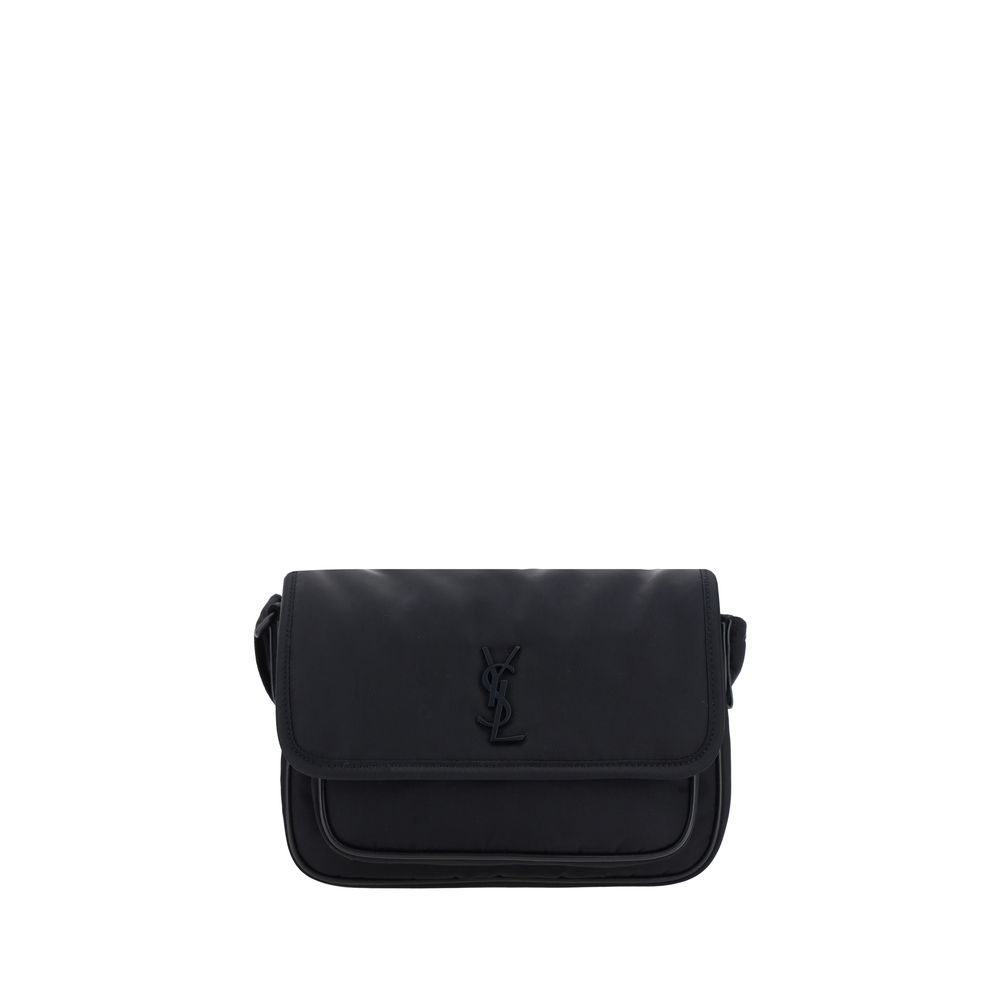 Borsa a spalla Saint Laurent in nylon nero