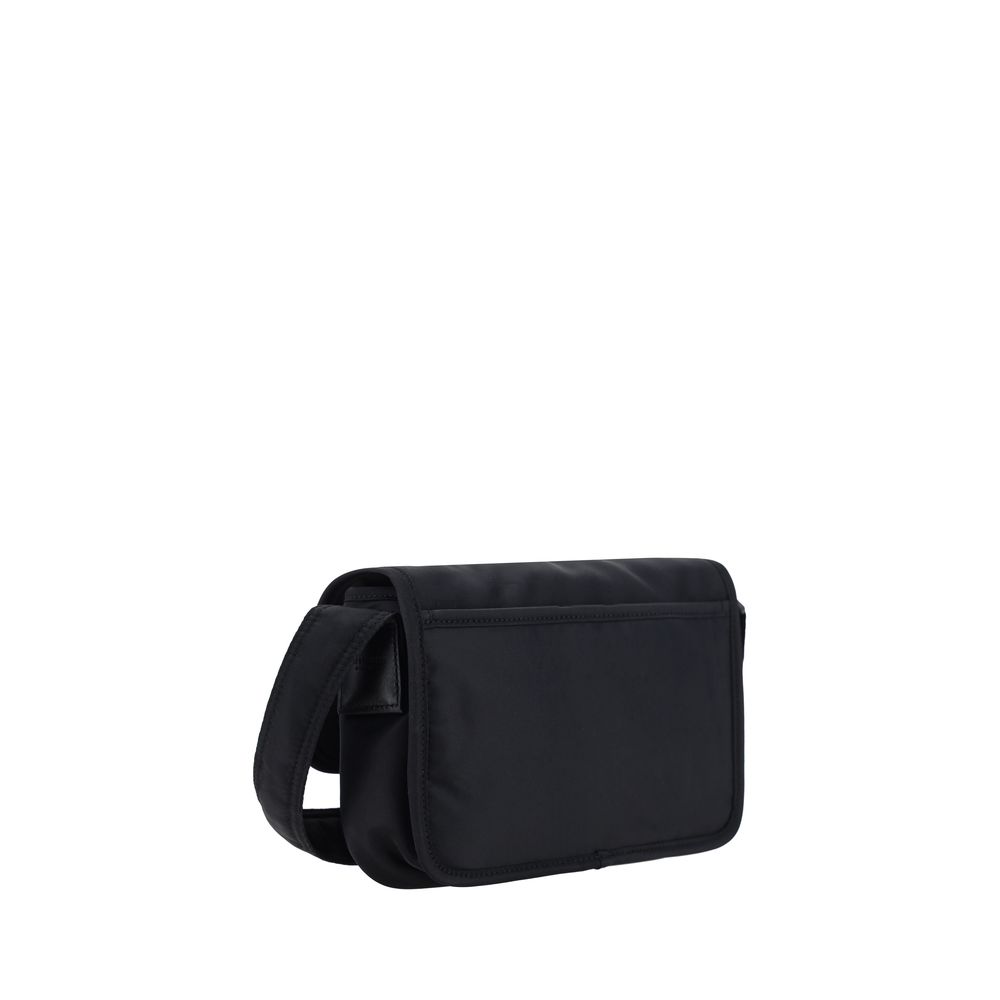 Borsa a spalla Saint Laurent in nylon nero
