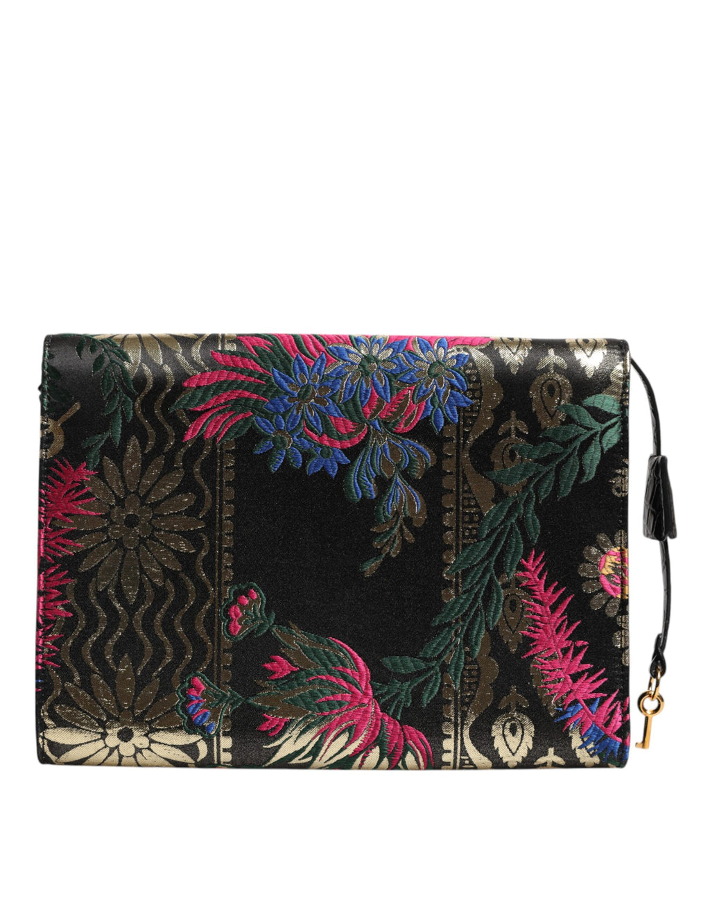 Borsa Portadocumenti Dolce & Gabbana Multicolor Jacquard Floreale