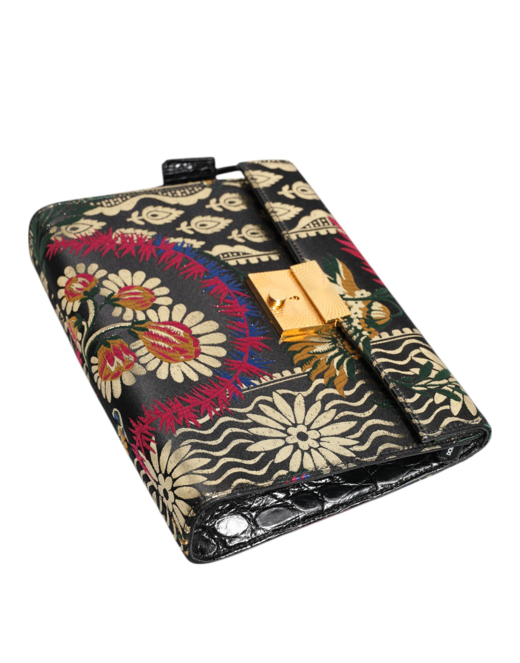 Borsa Portadocumenti Dolce & Gabbana Multicolor Jacquard Floreale