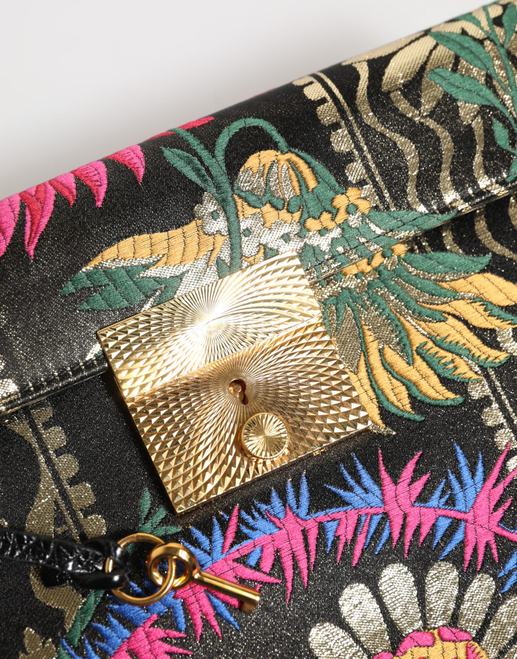 Borsa Portadocumenti Dolce & Gabbana Multicolor Jacquard Floreale