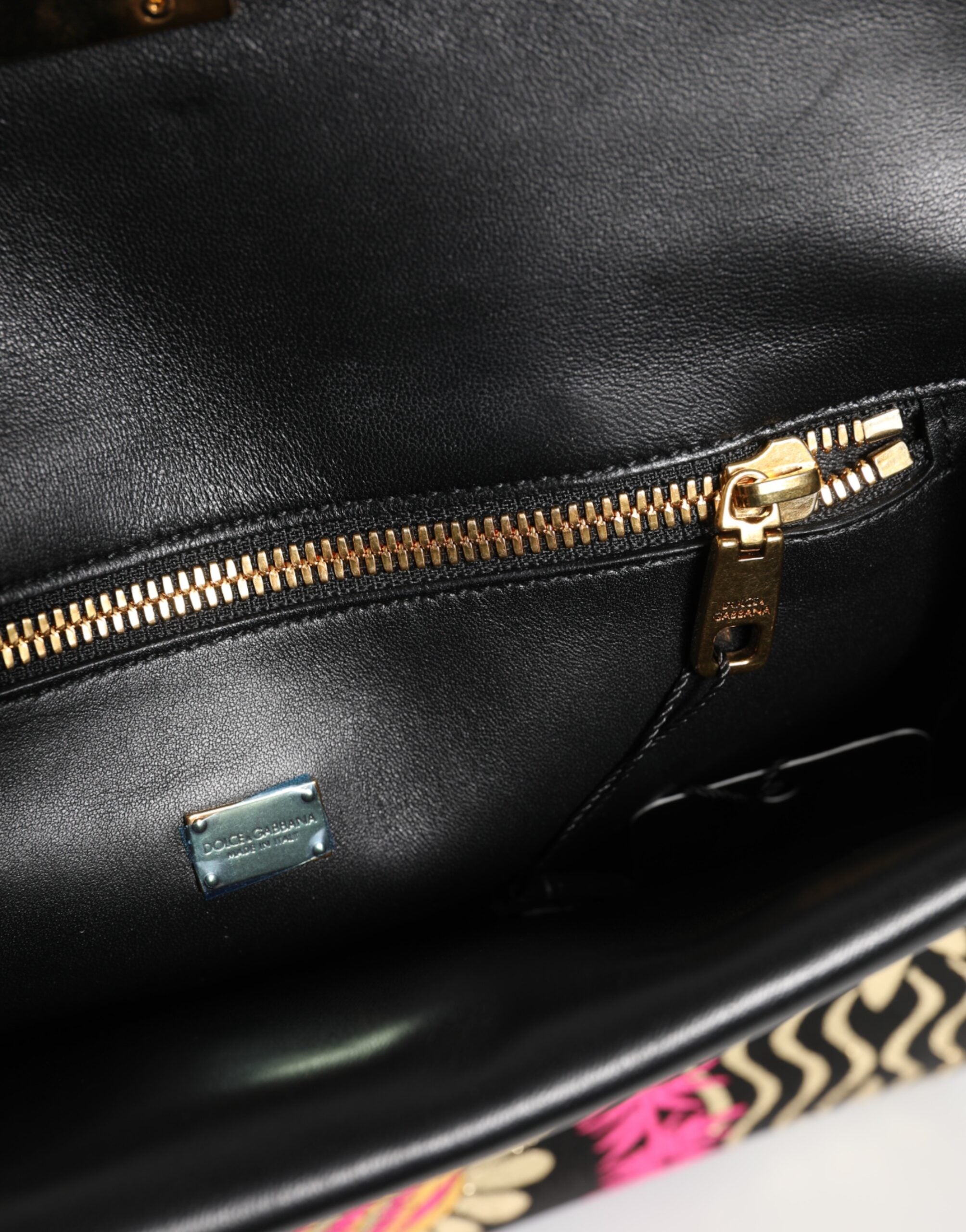 Borsa Portadocumenti Dolce & Gabbana Multicolor Jacquard Floreale