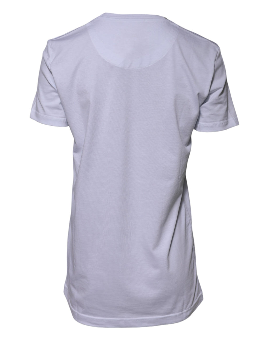 T-shirt girocollo Dolce & Gabbana in cotone bianco Goodluck 2023
