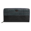 Dolce & Gabbana Portafoglio Continental da Uomo in Pelle Esotica Nero Blu