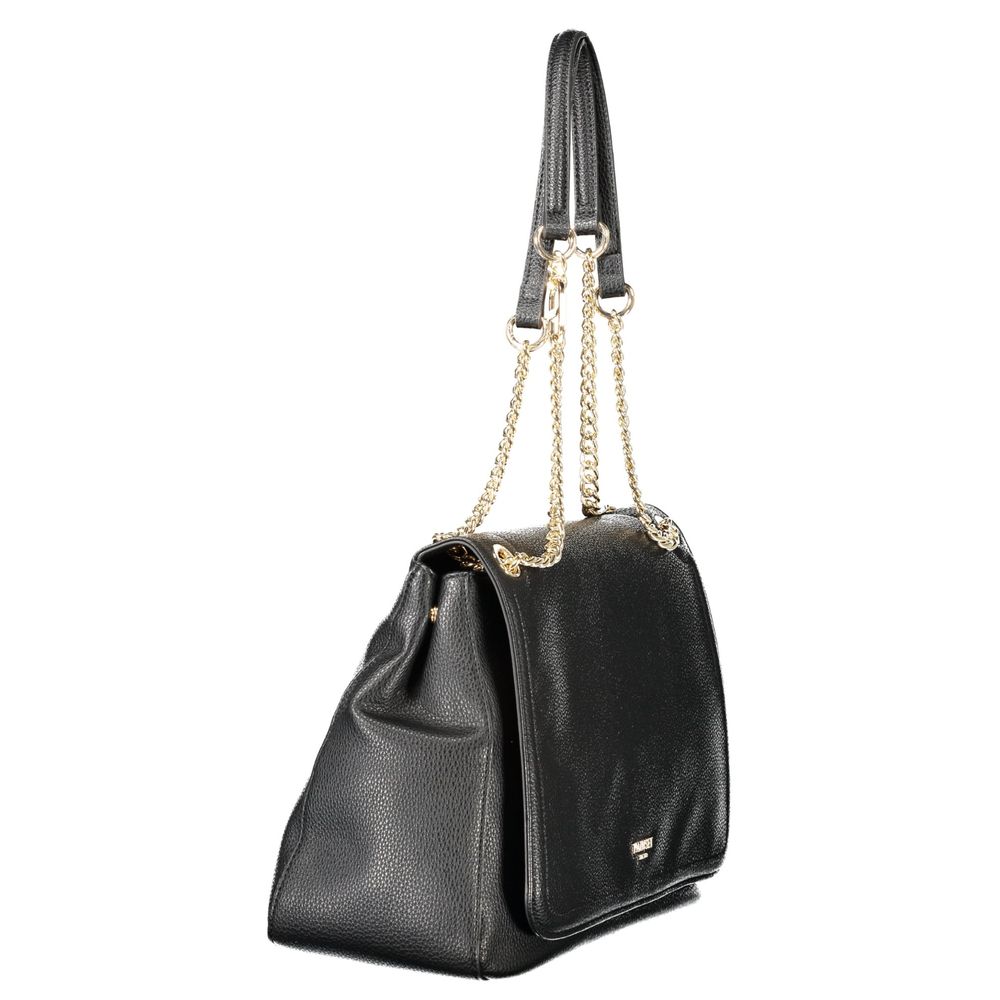 Twinset Nero Poliuretano Borsa a Spalla Donna