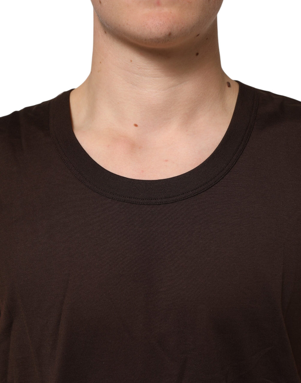 Dolce & Gabbana Canottiera Intima da Uomo Senza Maniche in Cotone Marrone