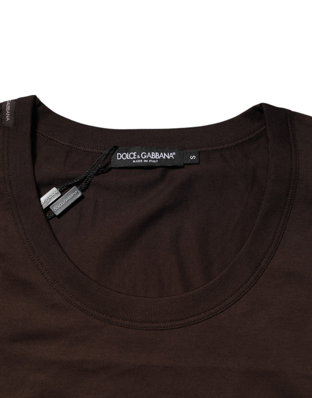 Dolce & Gabbana Canottiera Intima da Uomo Senza Maniche in Cotone Marrone