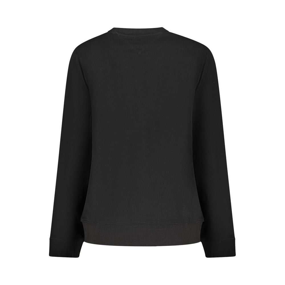 Tommy Hilfiger Felpa Donna in Cotone Nera
