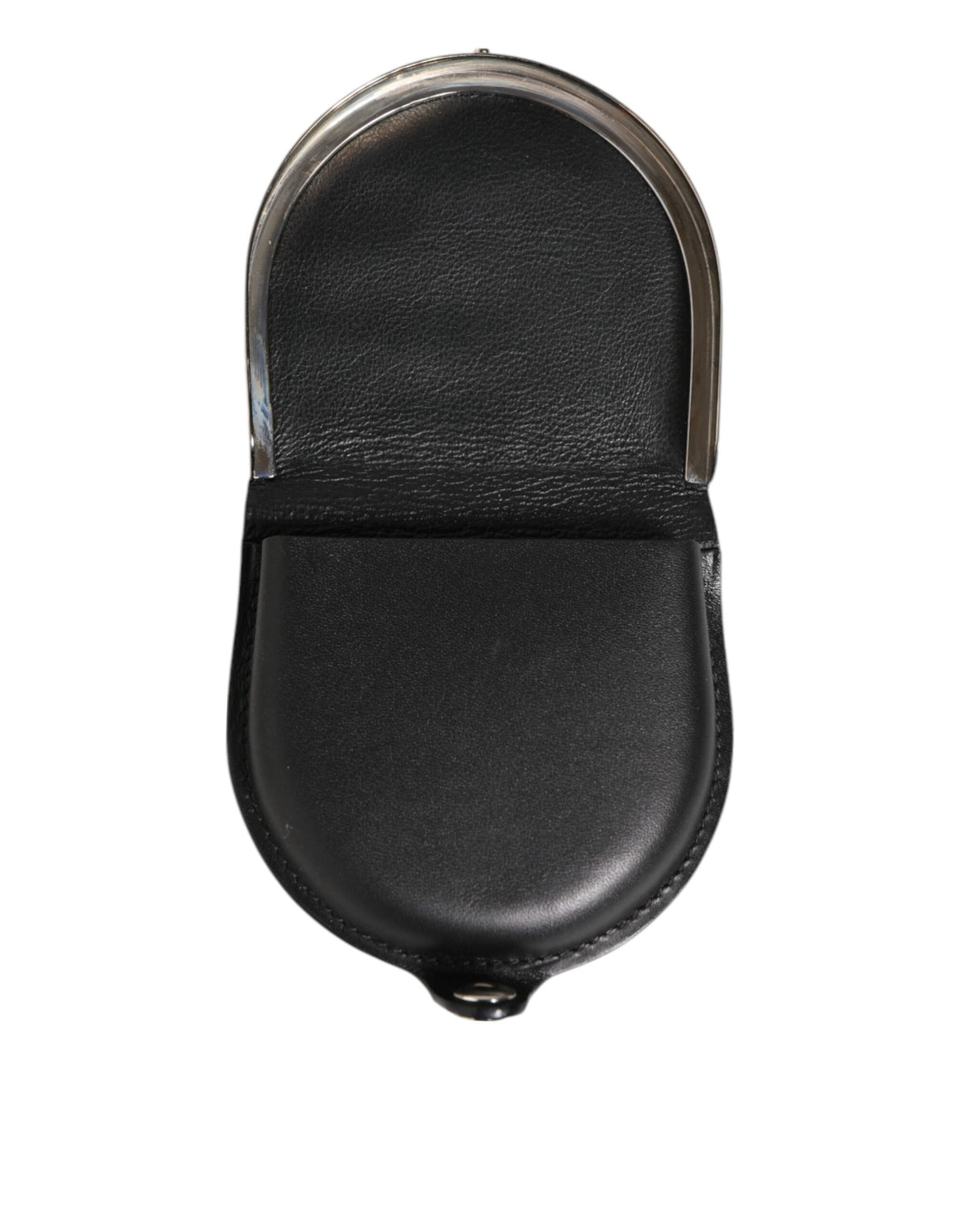 Portamonete da uomo Dolce & Gabbana in pelle di coccodrillo lucida nera