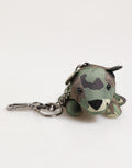 Dolce & Gabbana Portachiavi Camouflage Multicolore Silhouette Animale