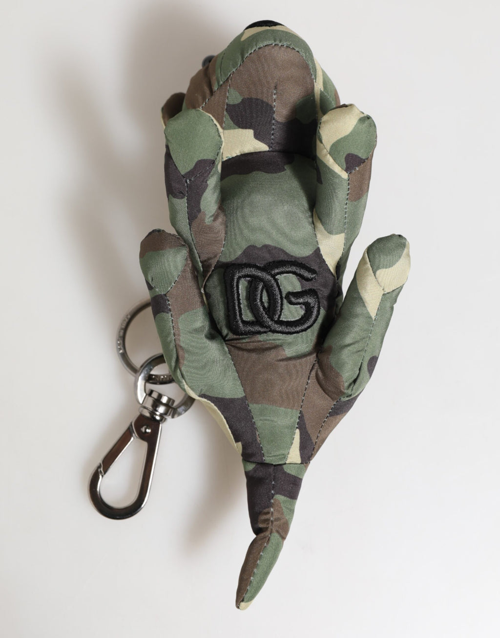 Dolce & Gabbana Portachiavi Camouflage Multicolore Silhouette Animale