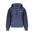Felpa da donna in cotone blu Tommy Hilfiger