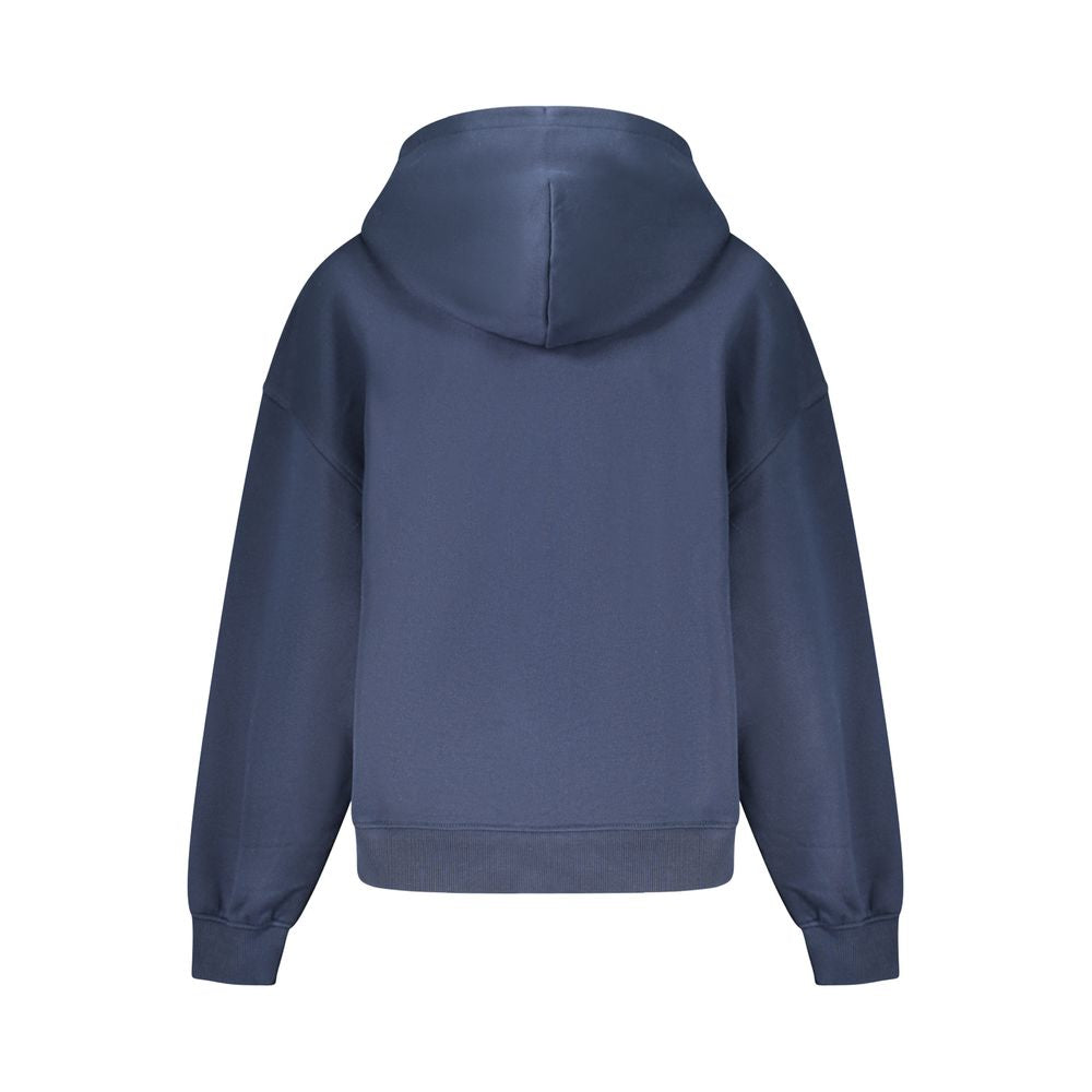 Felpa da donna in cotone blu Tommy Hilfiger