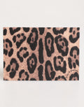 Porta cartoline in carta busta con stampa leopardata multicolore Dolce & Gabbana