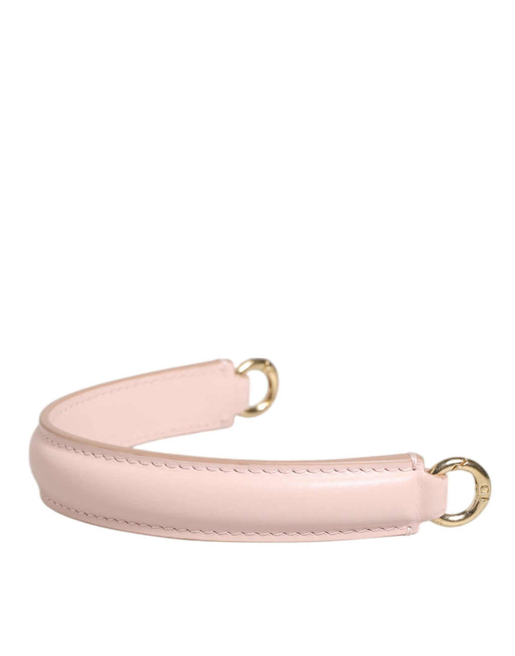 Dolce & Gabbana Tracolla Pelle Rosa Dettagli Dorati Manico Borsa Grande Tracolla