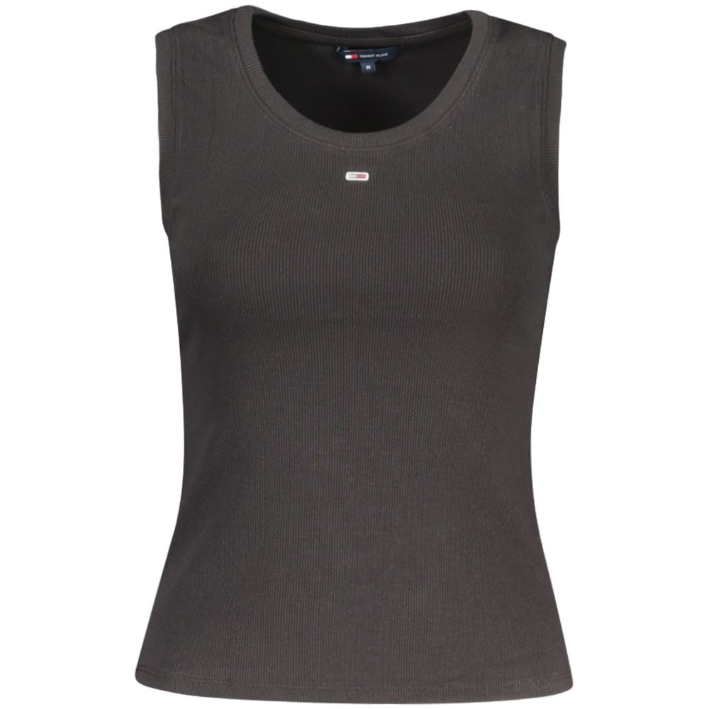 Canotta da donna Tommy Hilfiger in cotone nero