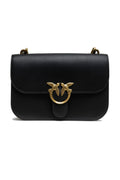 PINKO Borsa a Tracolla Classica Love Bell in Pelle Nera