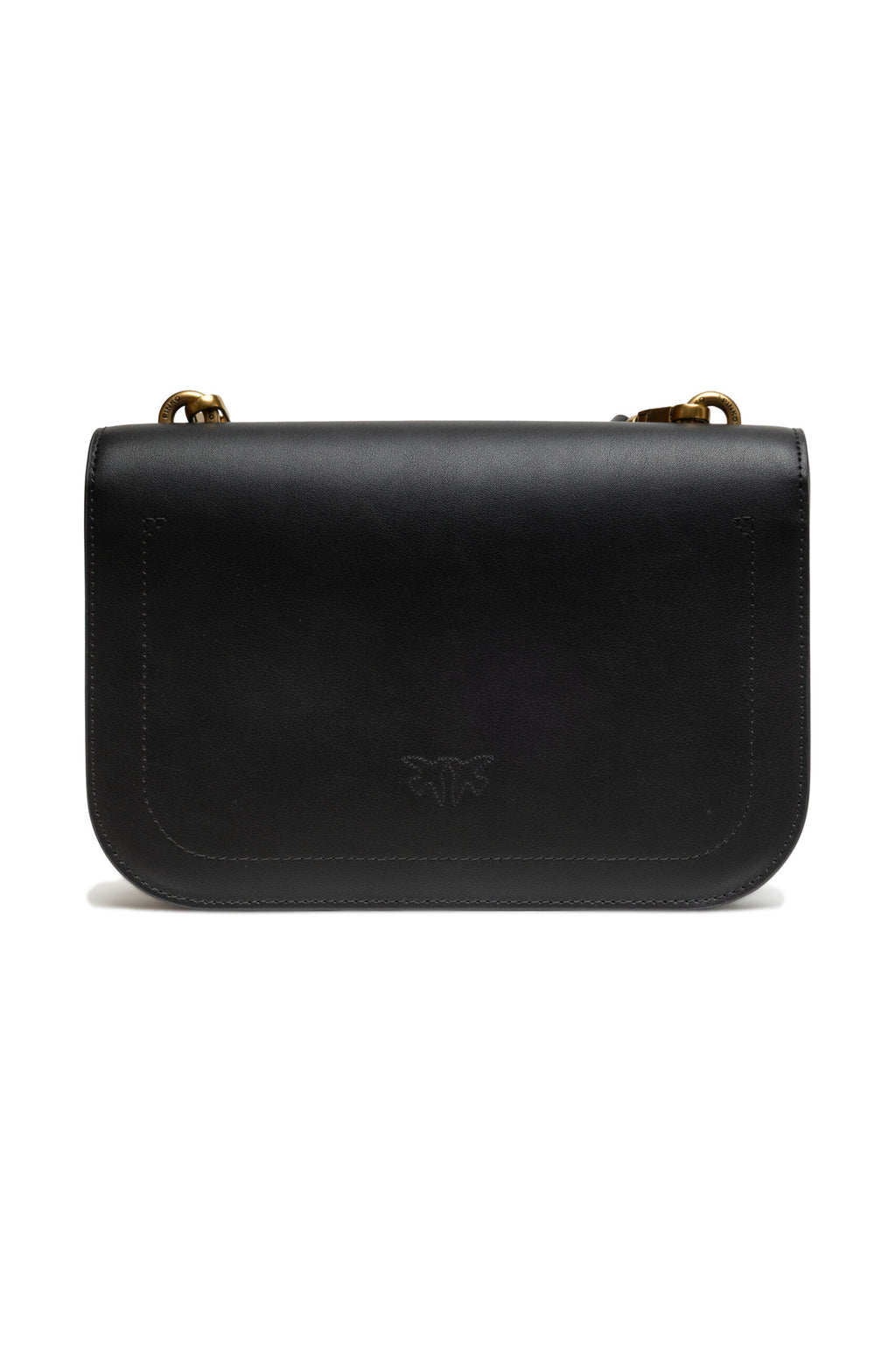 PINKO Borsa a Tracolla Classica Love Bell in Pelle Nera