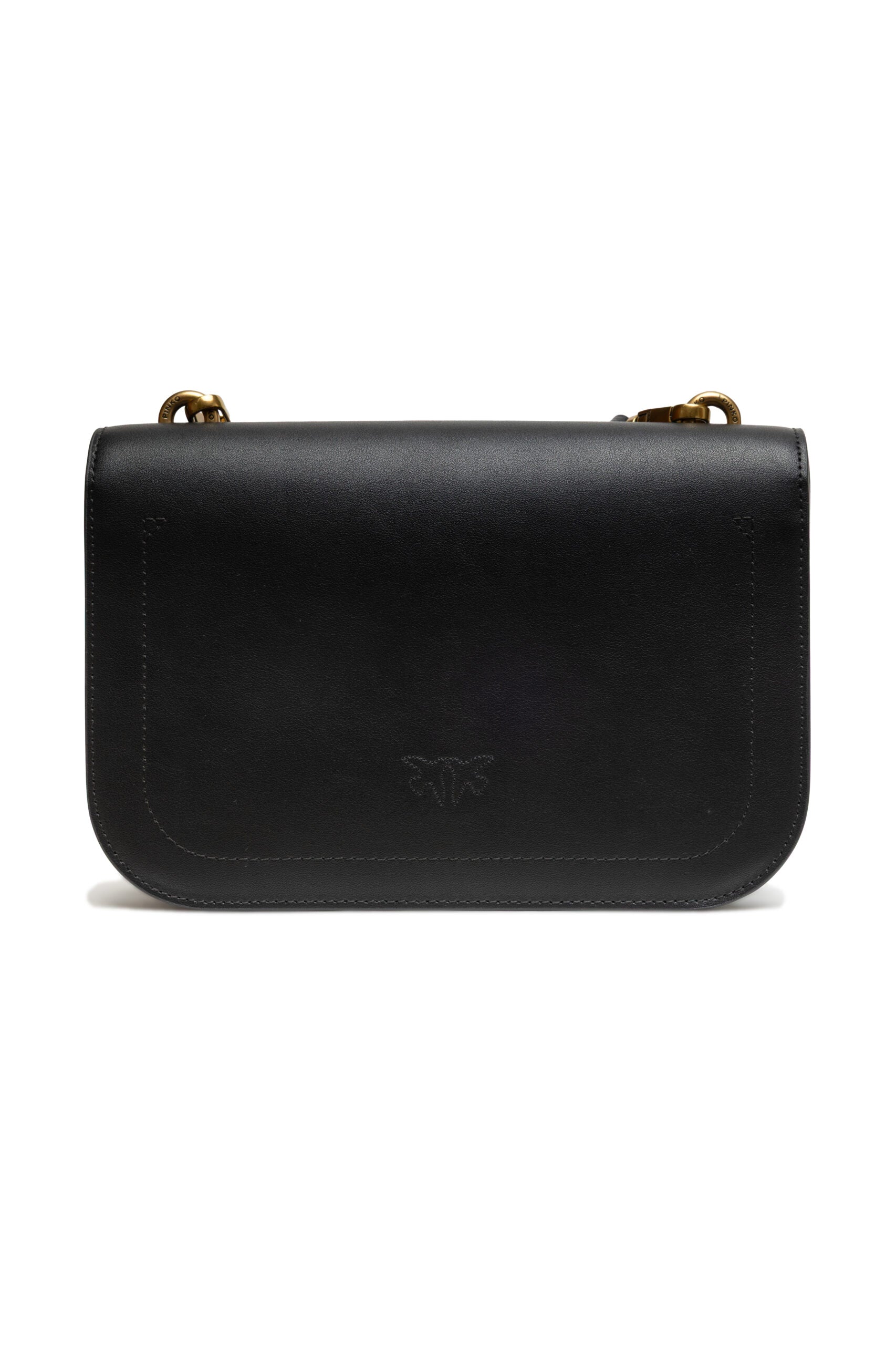 PINKO Borsa a Tracolla Classica Love Bell in Pelle Nera