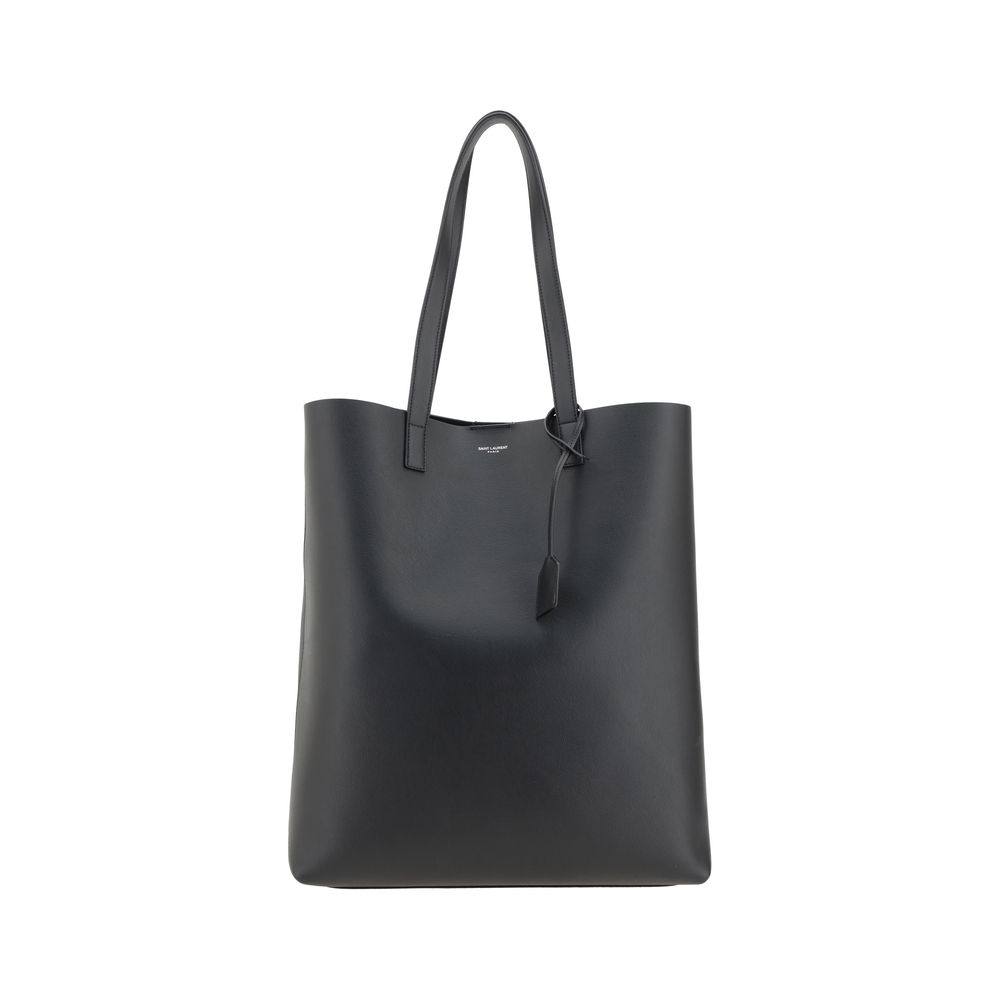 Borsa a tracolla Saint Laurent in pelle di vitello nera Bos Taurus