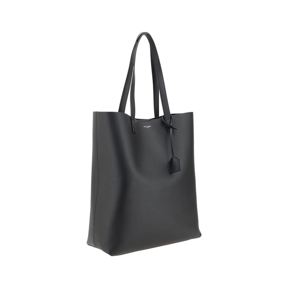 Borsa a tracolla Saint Laurent in pelle di vitello nera Bos Taurus