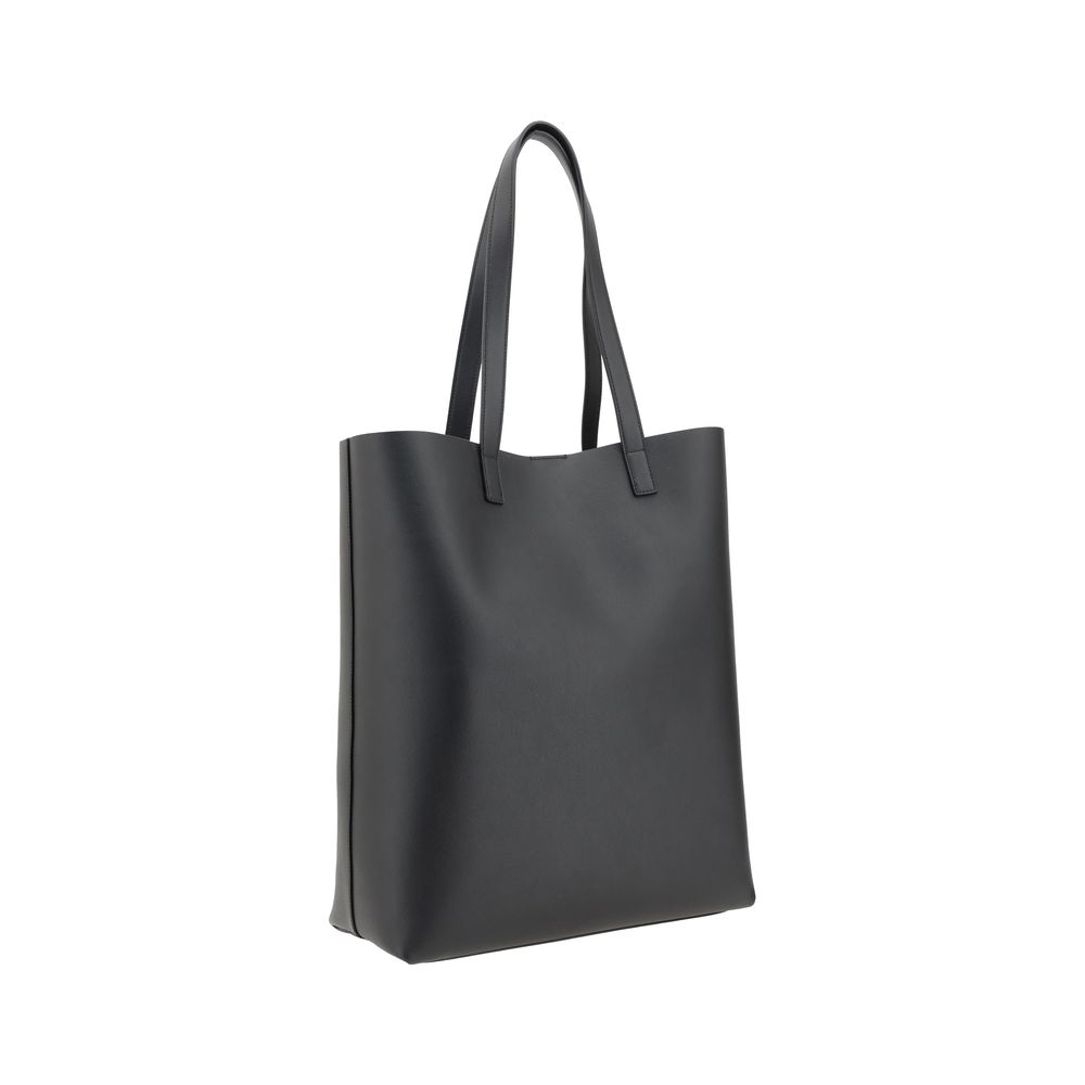 Borsa a tracolla Saint Laurent in pelle di vitello nera Bos Taurus