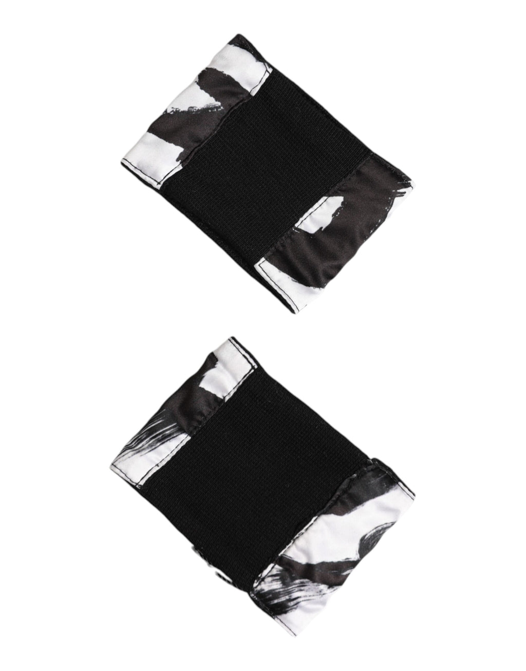 Dolce & Gabbana Bianco Nero DG Logo Seta 1 Paio Polsino