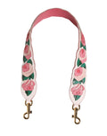 Tracolla Dolce & Gabbana Accessorio per borsa in pelle di vitello bianca floreale