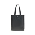 Borsa a Spalla Burberry Nera in Pelle di Vitello Bos Taurus