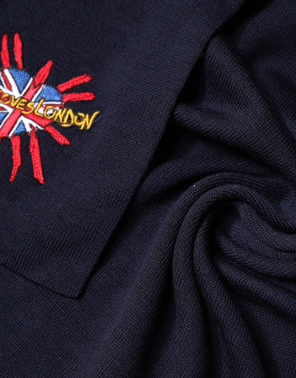 Sciarpa Scaldacollo in Lana Blu "DG Loves London" Dolce & Gabbana