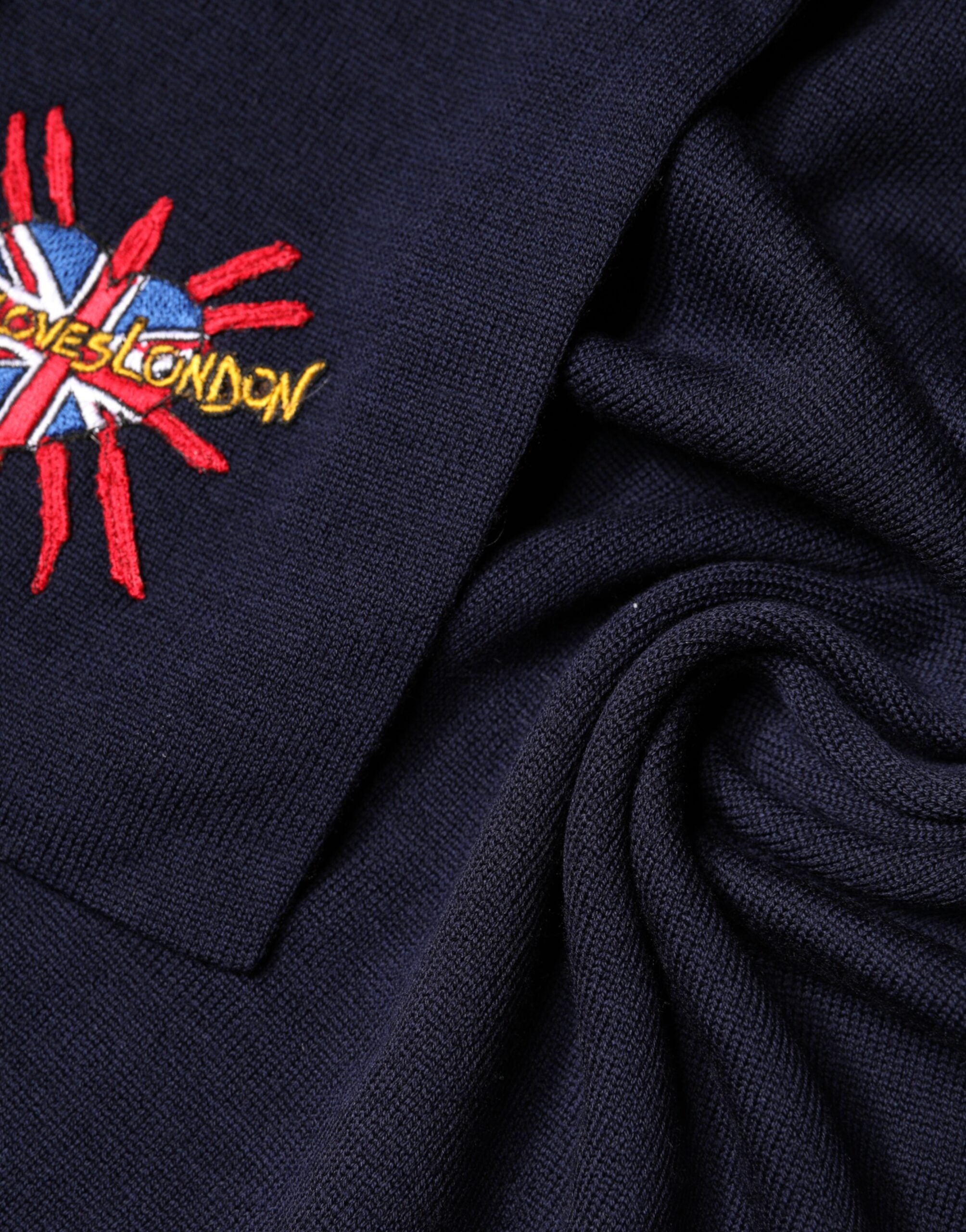 Sciarpa Scaldacollo in Lana Blu "DG Loves London" Dolce & Gabbana