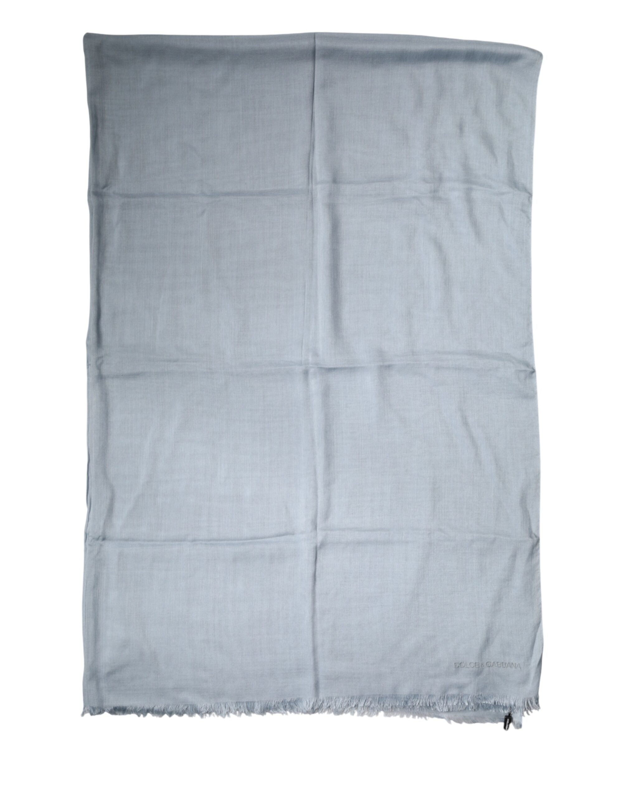 Sciarpa in maglia di cashmere Dolce & Gabbana Light Blue