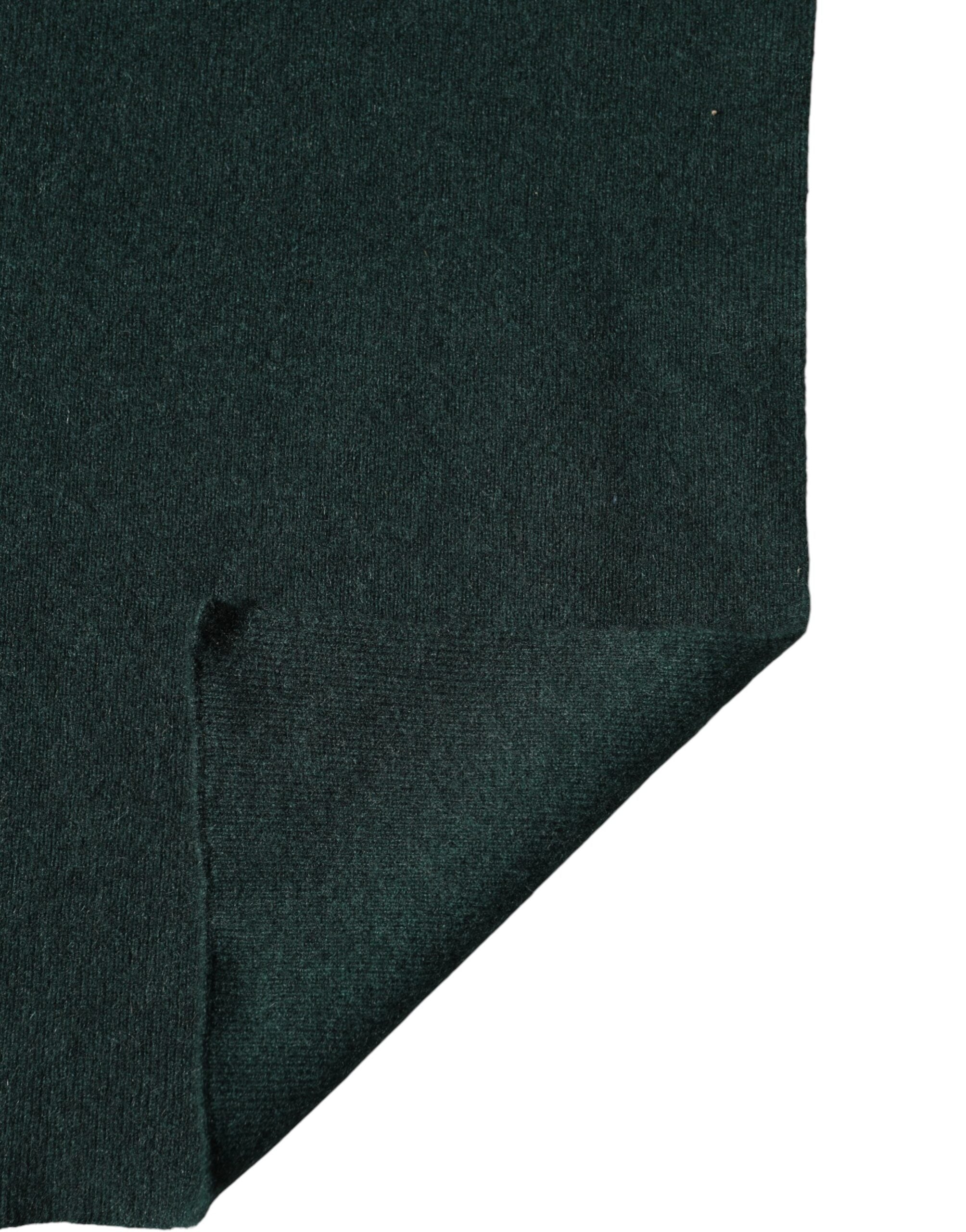 Sciarpa Dolce & Gabbana in Cashmere Verde a Maglia Scaldacollo