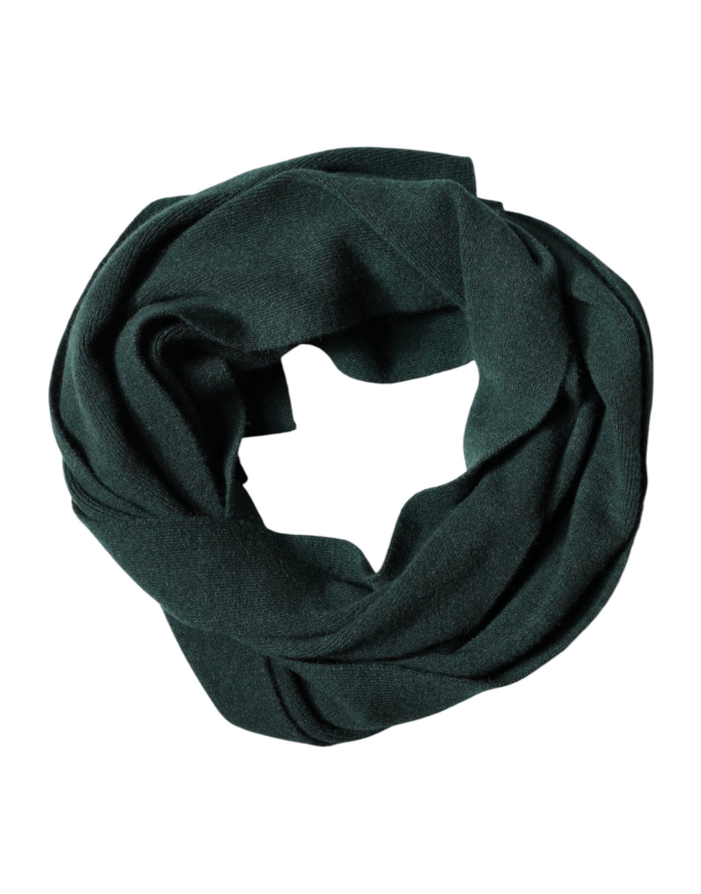 Sciarpa Dolce & Gabbana in Cashmere Verde a Maglia Scaldacollo